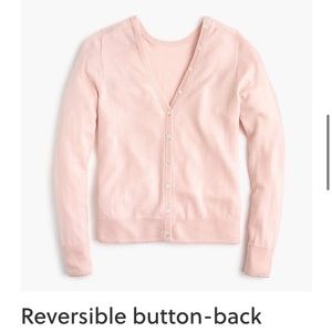 J. Crew Reversible Button-back Sweater